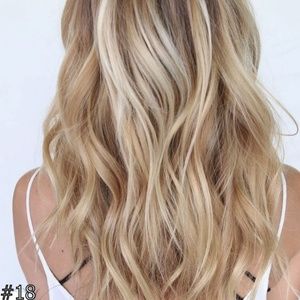 5 Clips Wave Curly Hair Extension 17"